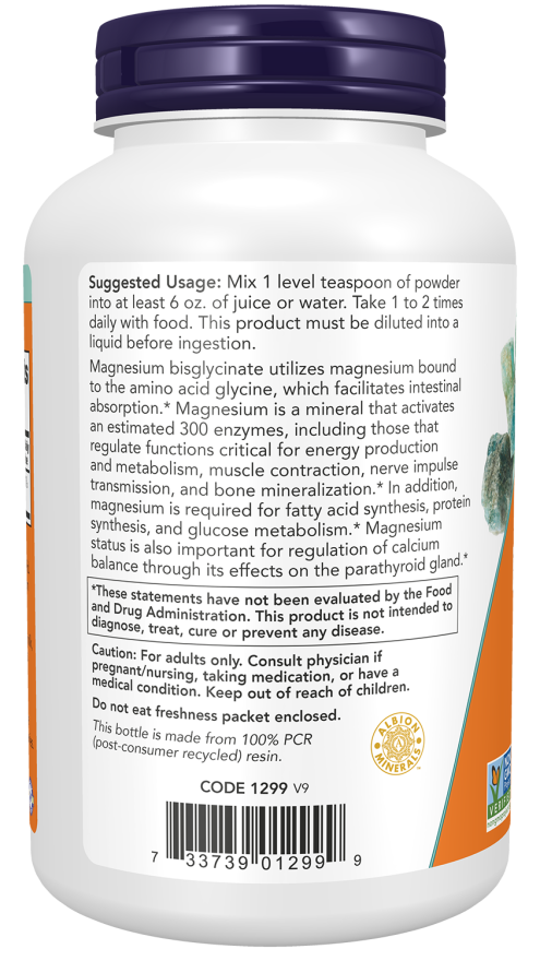 Magnesium Bisglycinate Powder-8oz