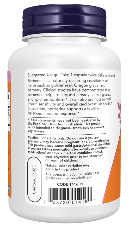 Berberine HCI-500mg-90cap