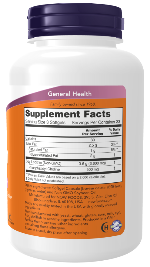 Lecithin- 1200 mg-100 gels