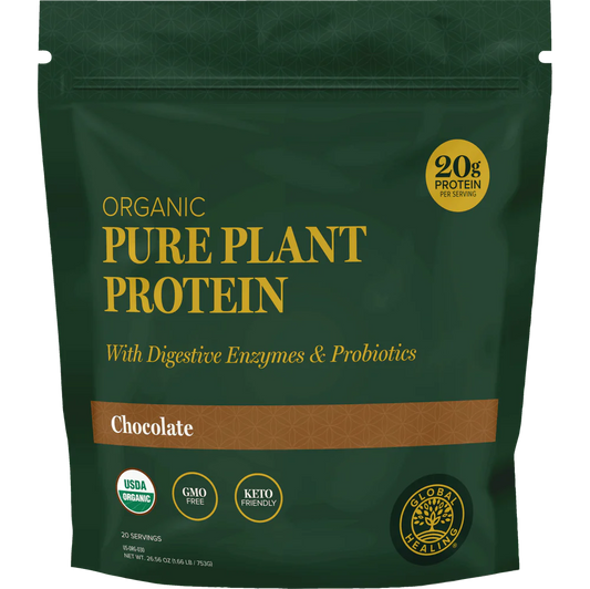 Pure Plant Protein-Organic-Chocolate-1.66lb