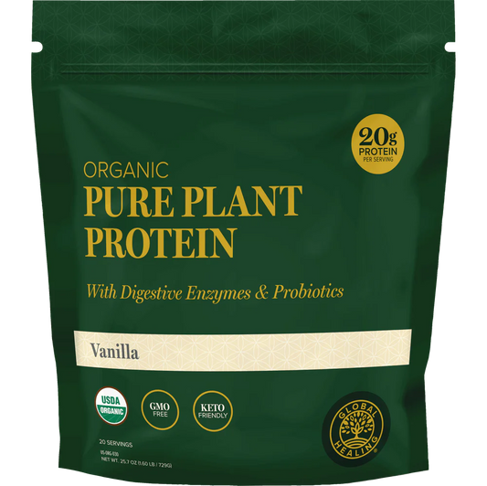 Pure Plant Protein-Organic-Vanillia-1.66lb