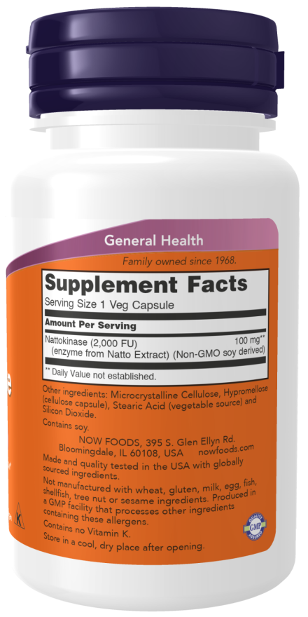 Nattokinase 100 mg-120 Vcaps