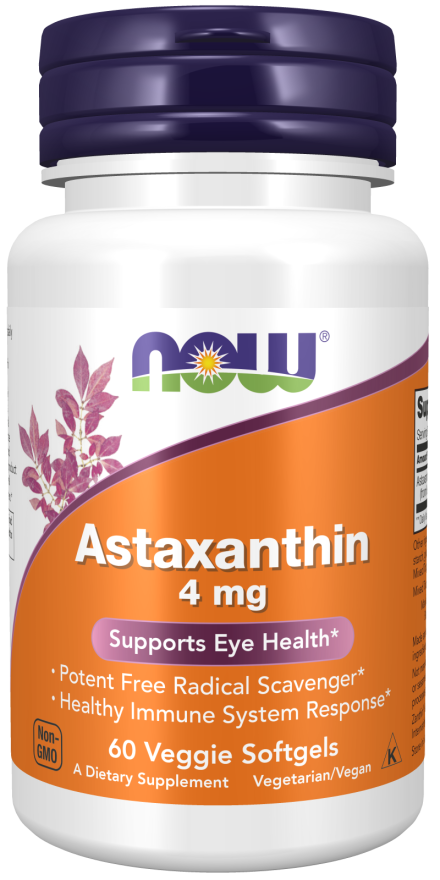 Astaxanthin 4mg - 60 veggie softgels