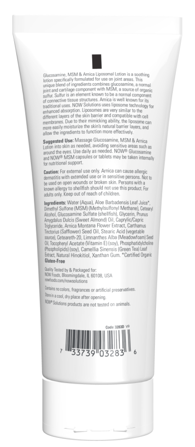 Glucosamine MSM &Arnica Lotion-8oz