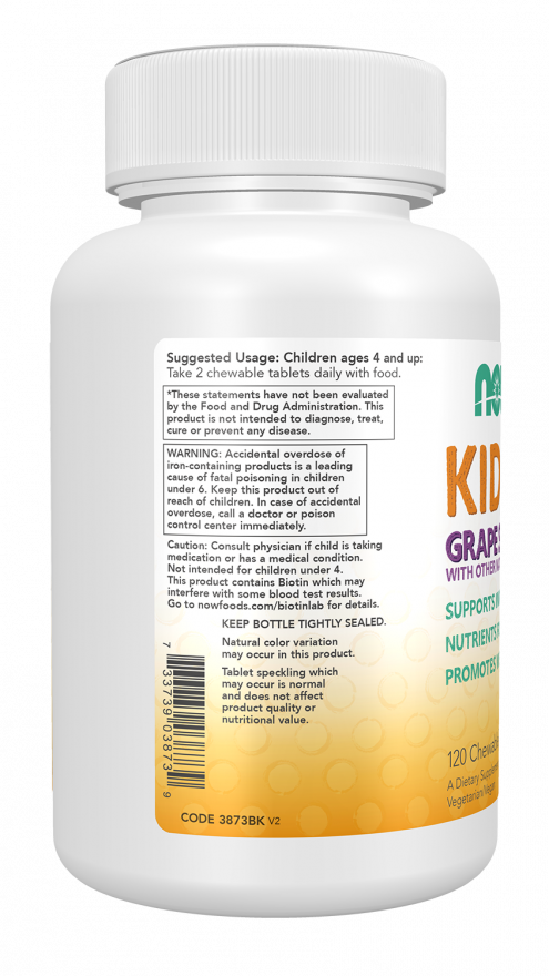 Kid Vits-Grape Splash-120tab