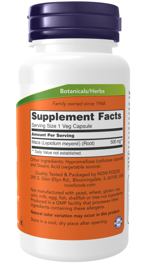 Maca- 500 mg.-100 caps
