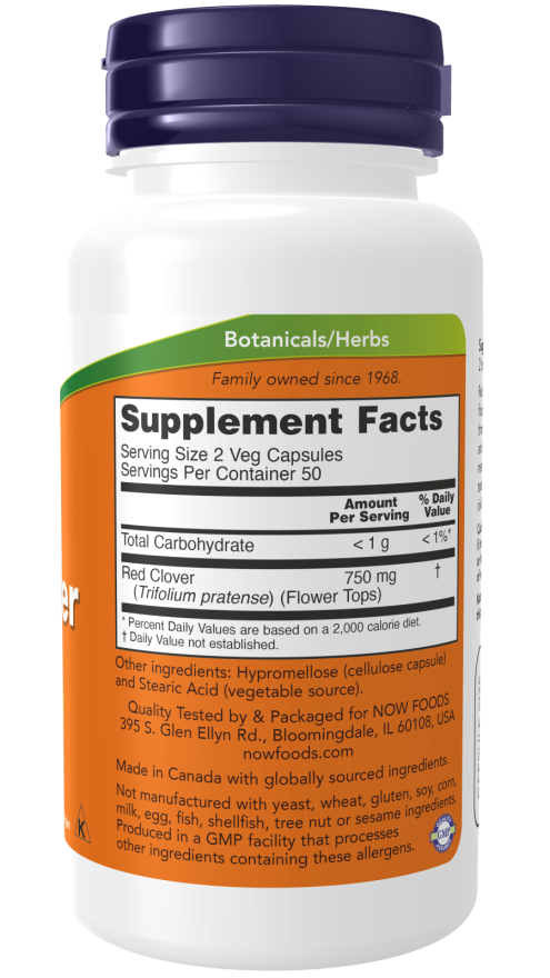 Red Clover - 375 mg-100 cap