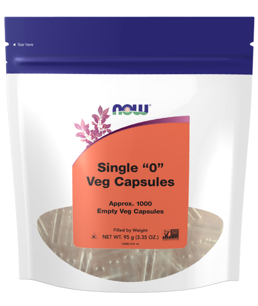 Single "0" Veg Capsules-1000 count