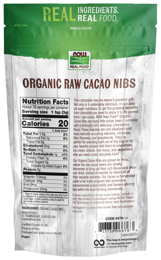 Raw Cacao Nibs-8oz
