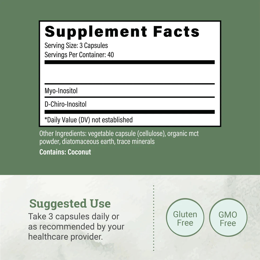 Myo & D-Chiro Inositol-120cap