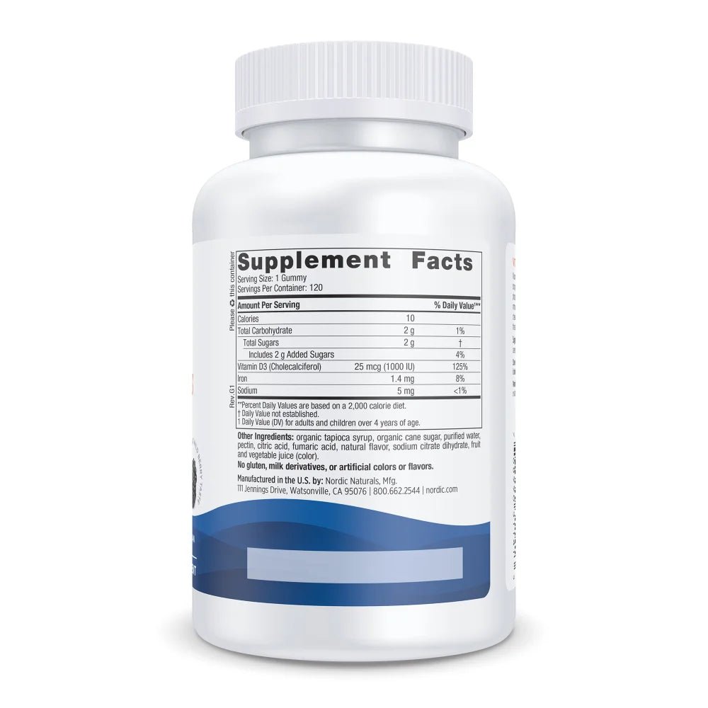 Vitamin D3-Gummies-1000 IU-120ct