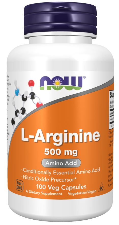 L-Arginine-500 mg-100 veg cap