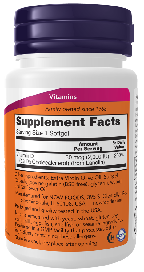 Vitamin D-3-2000iu -30 softgels