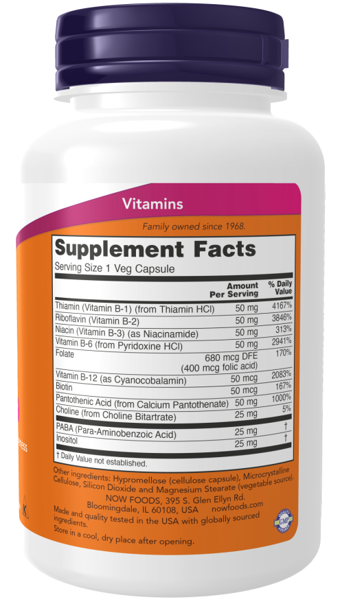 Vitamin B-50 mg Veg Capsules