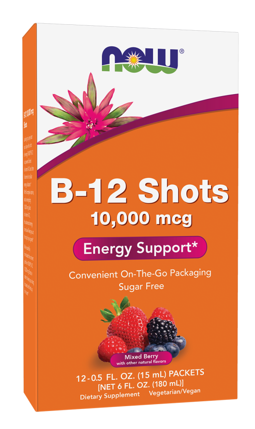 B-12 Shots-10,000mcg-12 packets