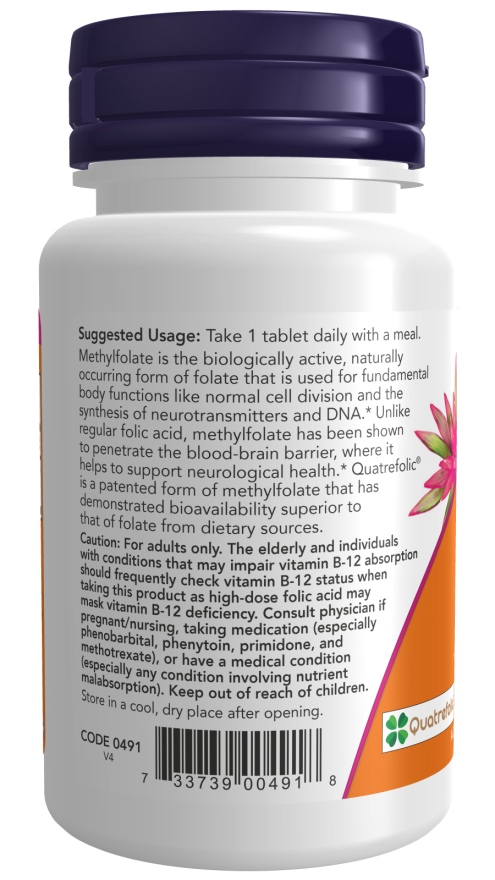 Methyl Folate-1,000mcg-90tab