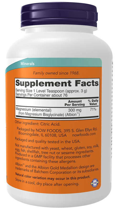 Magnesium Bisglycinate Powder-8oz