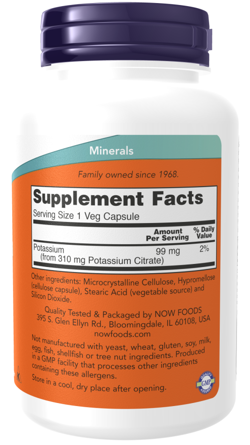 Potassium Citrate-99mg-180 cap