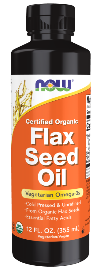 Flax Seed Oil Organic-12 fl oz