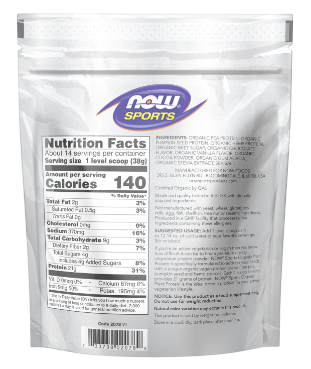 Plant Protein-Chocolate-1.2lbs