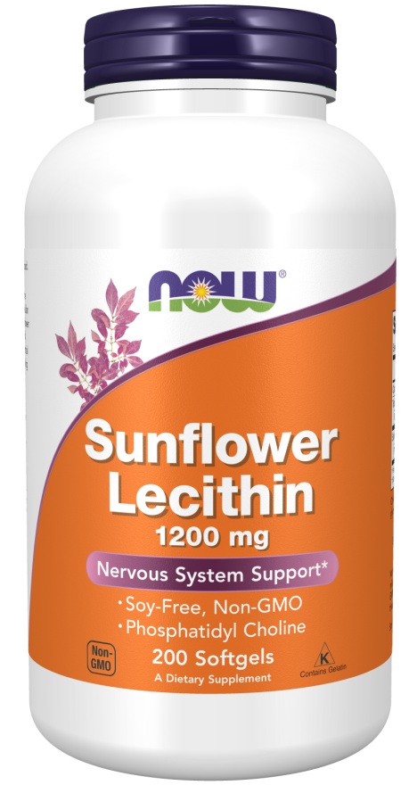 Sunflower Lecithin 1200 mg-200 softgels