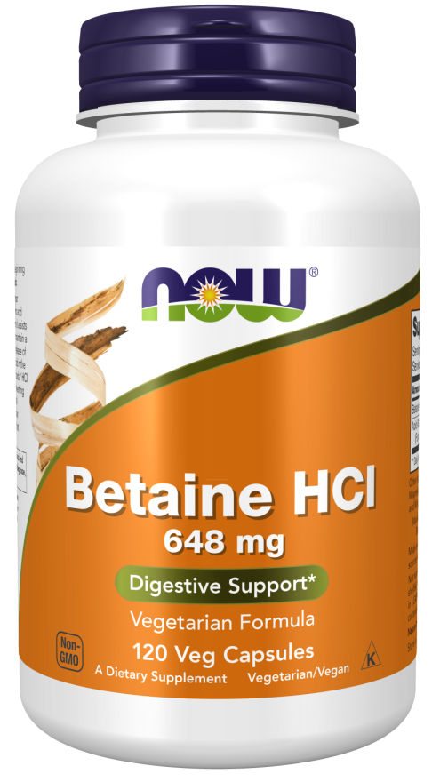 Betaine HCL-648mg-120cap