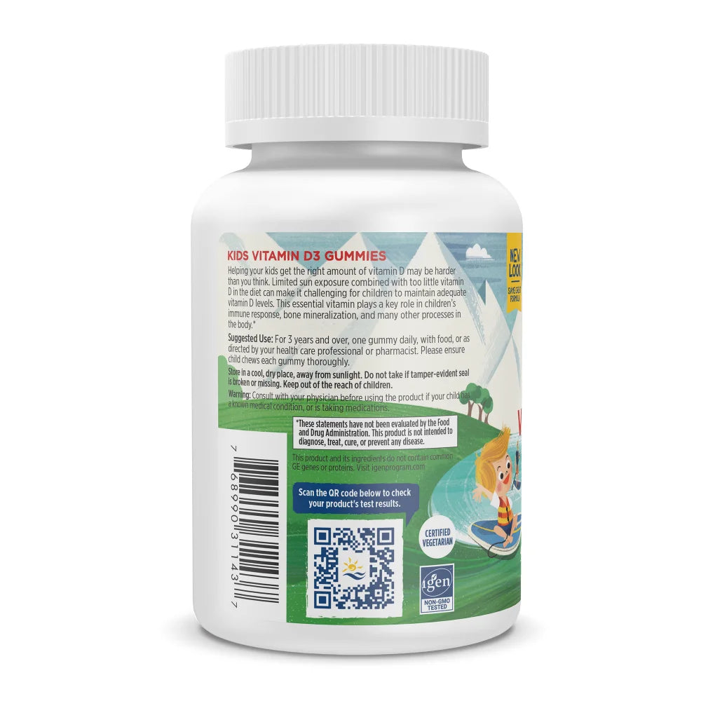 Kids Vitamin D3 Gummies-60 count