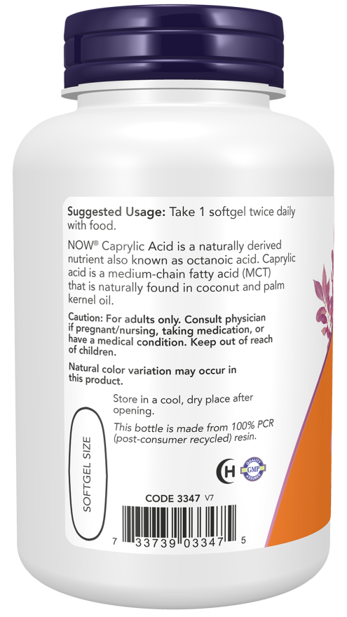 Caprylic Acid-600mg-100softgels