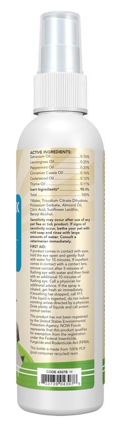 Pets Flea & Tick Spray-8 oz