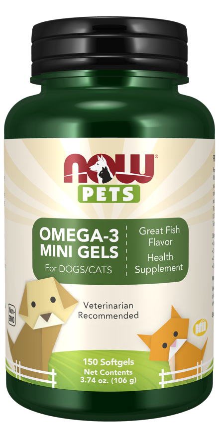 Pets Omega-3 Mini Gels-150 softgels