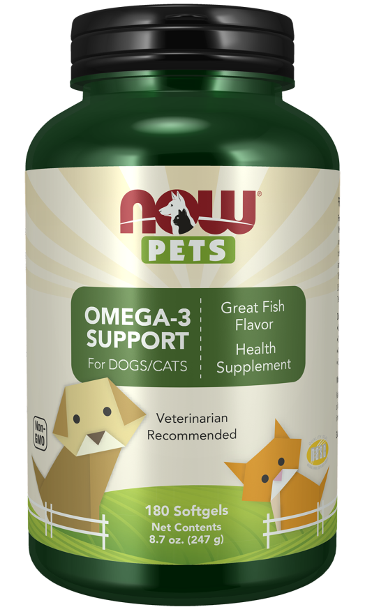 Pets Omega-3 Support-180 softgels