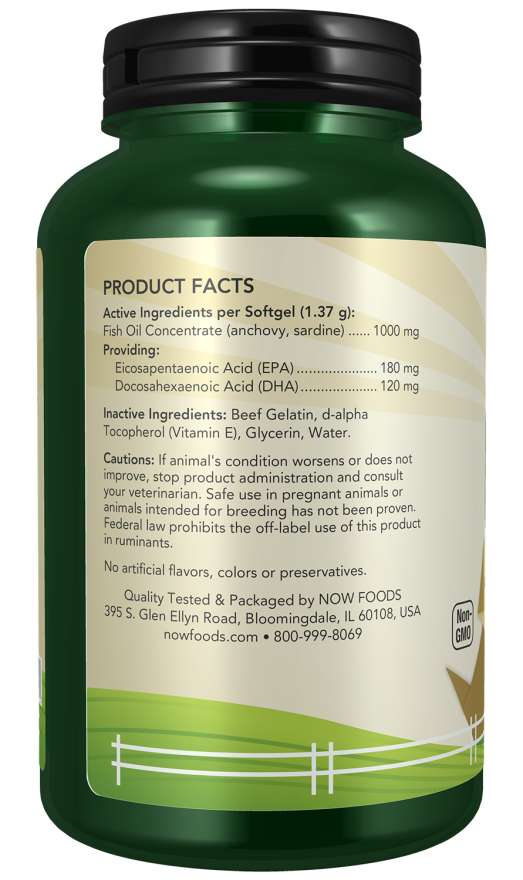 Pets Omega-3 Support-180 softgels