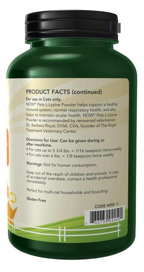 Pets L-Lysine-8oz