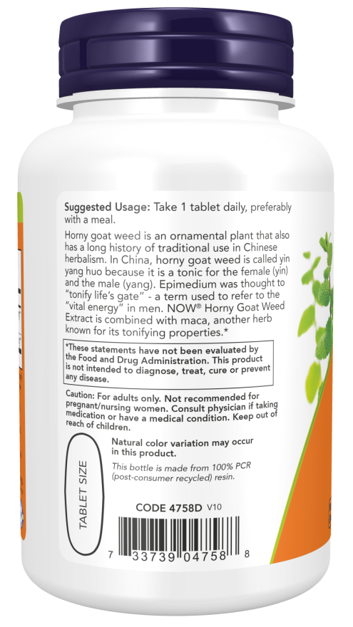 Horny Goat Weed Extract-750mg-90 tab