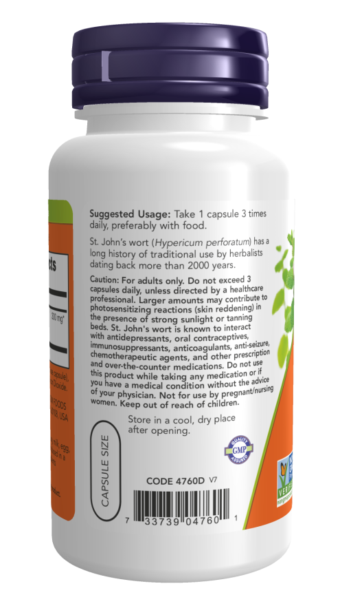 St. John's Wort 300 mg Veg Capsules