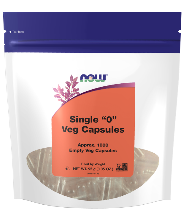 Single "0" Veg Capsules-1000 count