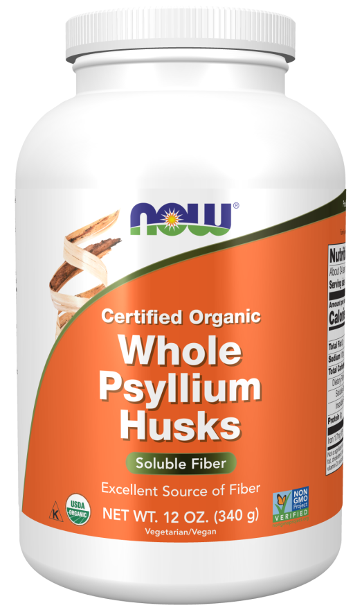 Organic Whole Psyllium Husks-12 oz.