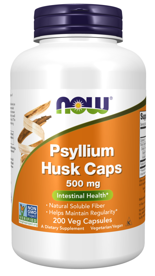 Psyllium Husk Caps 500 mg-200 caps