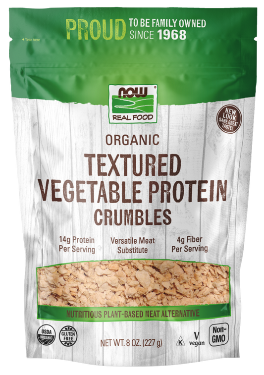 Textured Vegetable Protein Crumbles-8oz