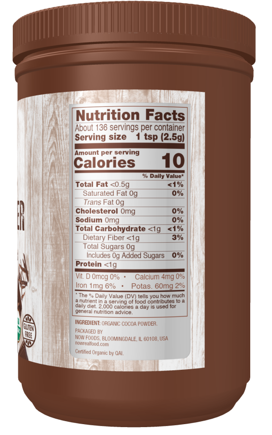 Organic Cocoa Powder-12 oz.