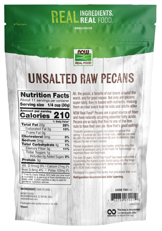 Raw Pecans-12 oz.