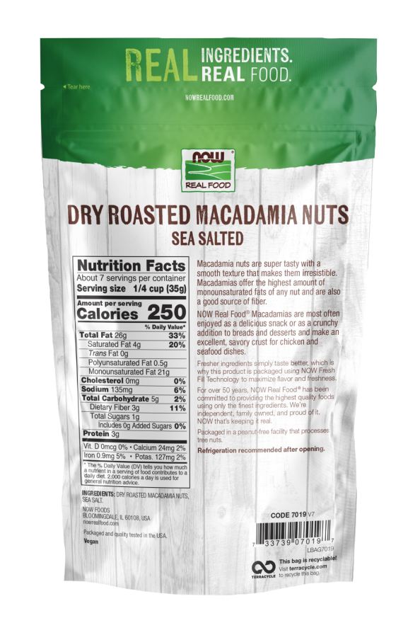 MACADAMIA NUTS - 9 oz