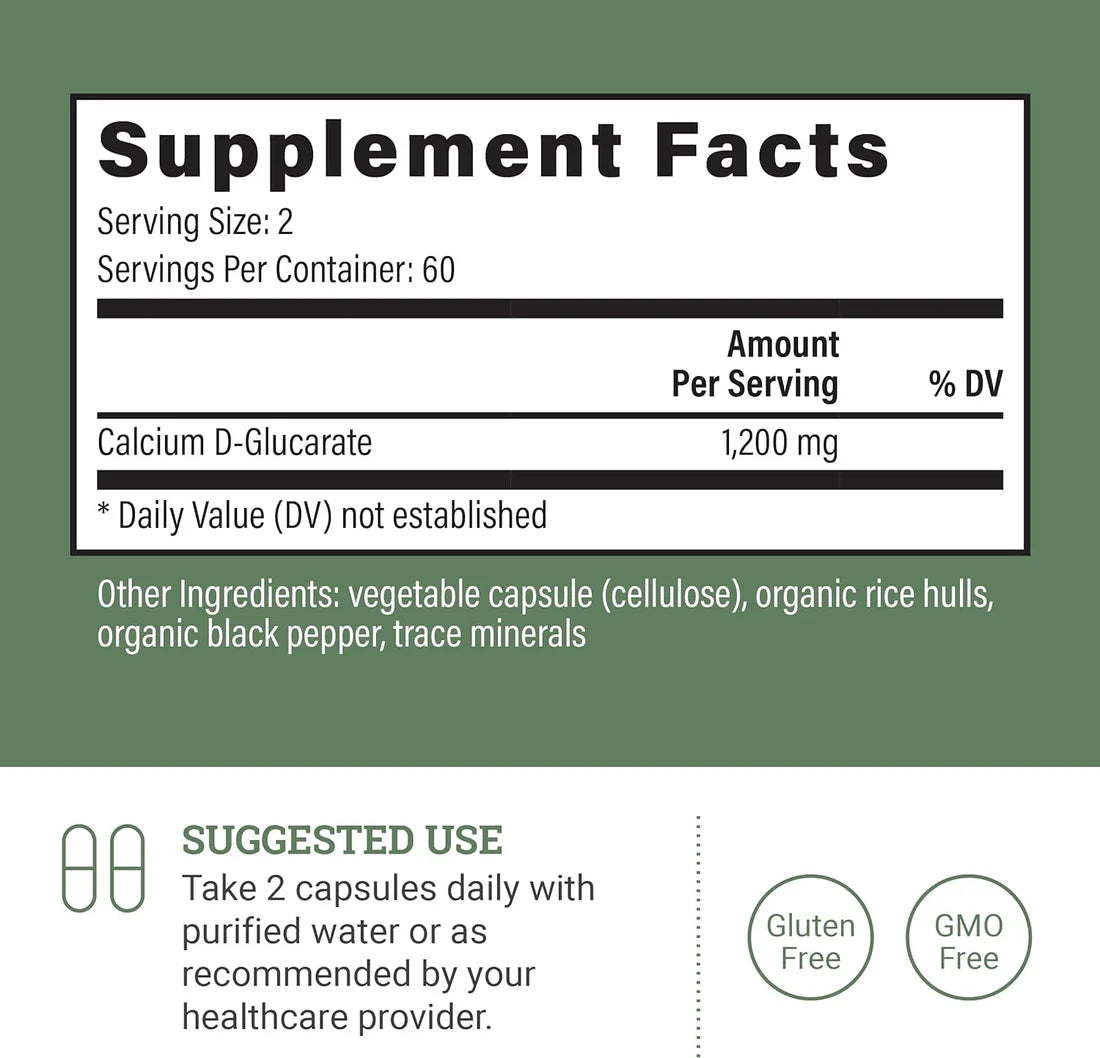 Calcium D-Glucarate-120 capsules