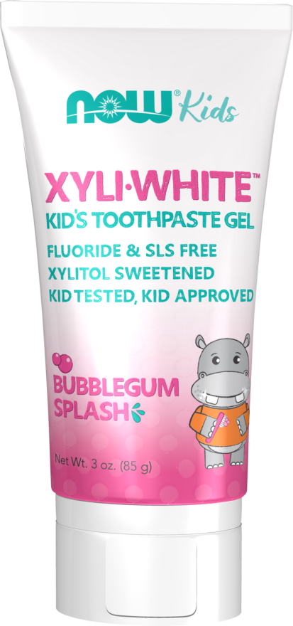 XyliWhite Bubblegum Splash Toothpaste Gel for Kids-3oz