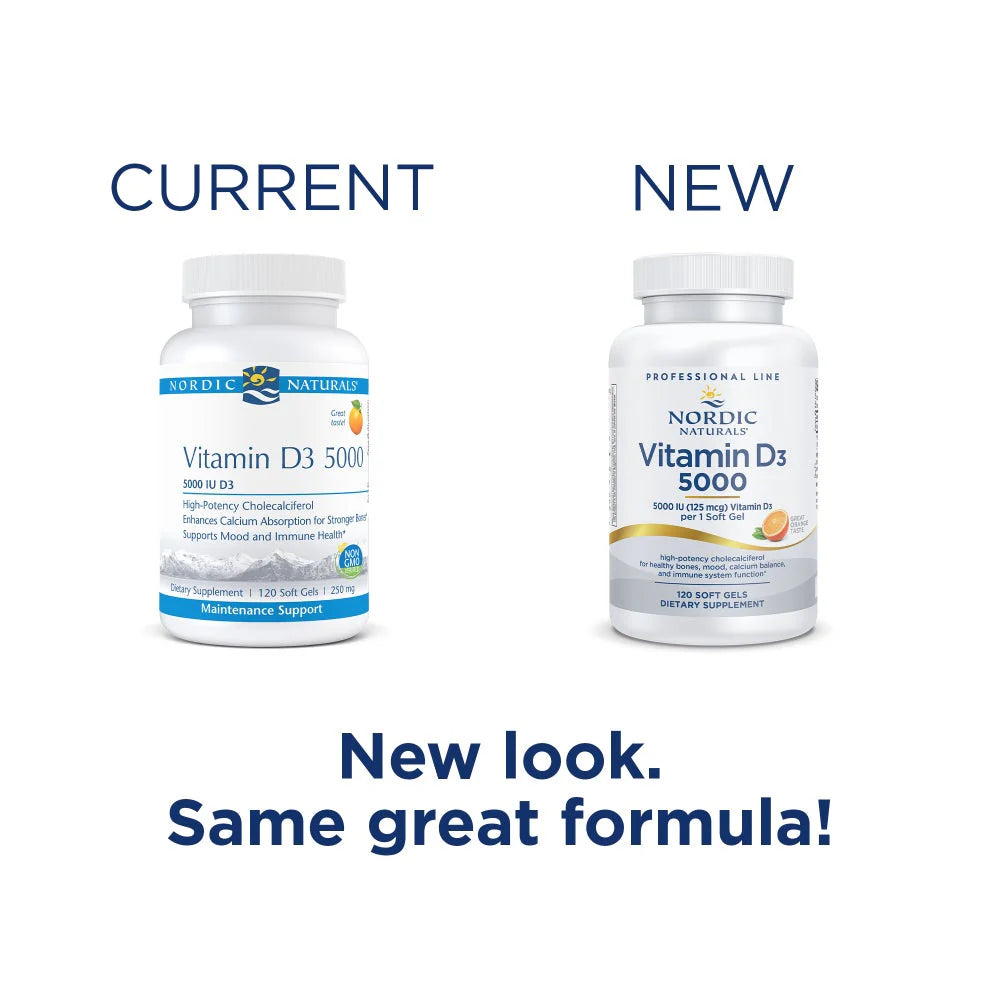 Vitamin D3 5000-120 gels