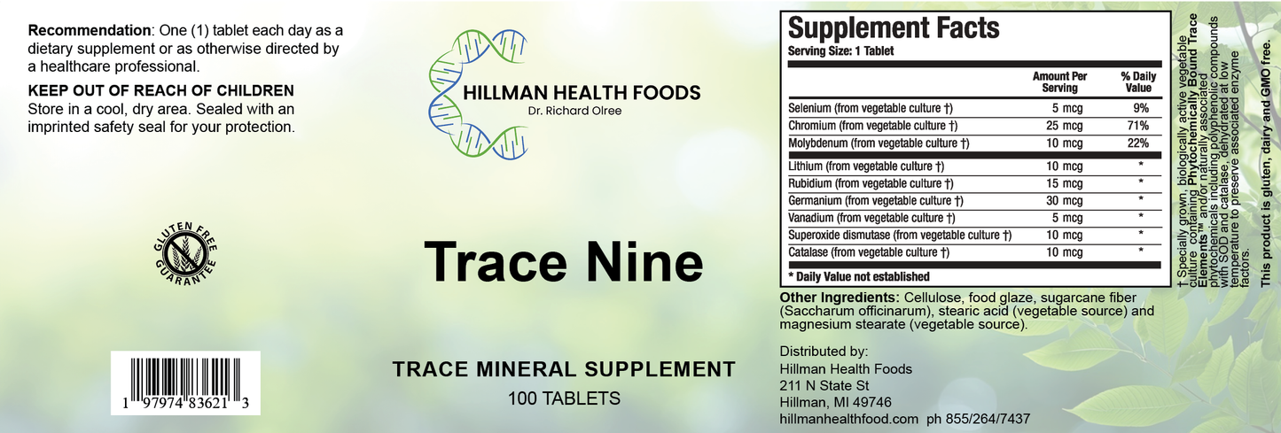 Trace Nine-100 tablets