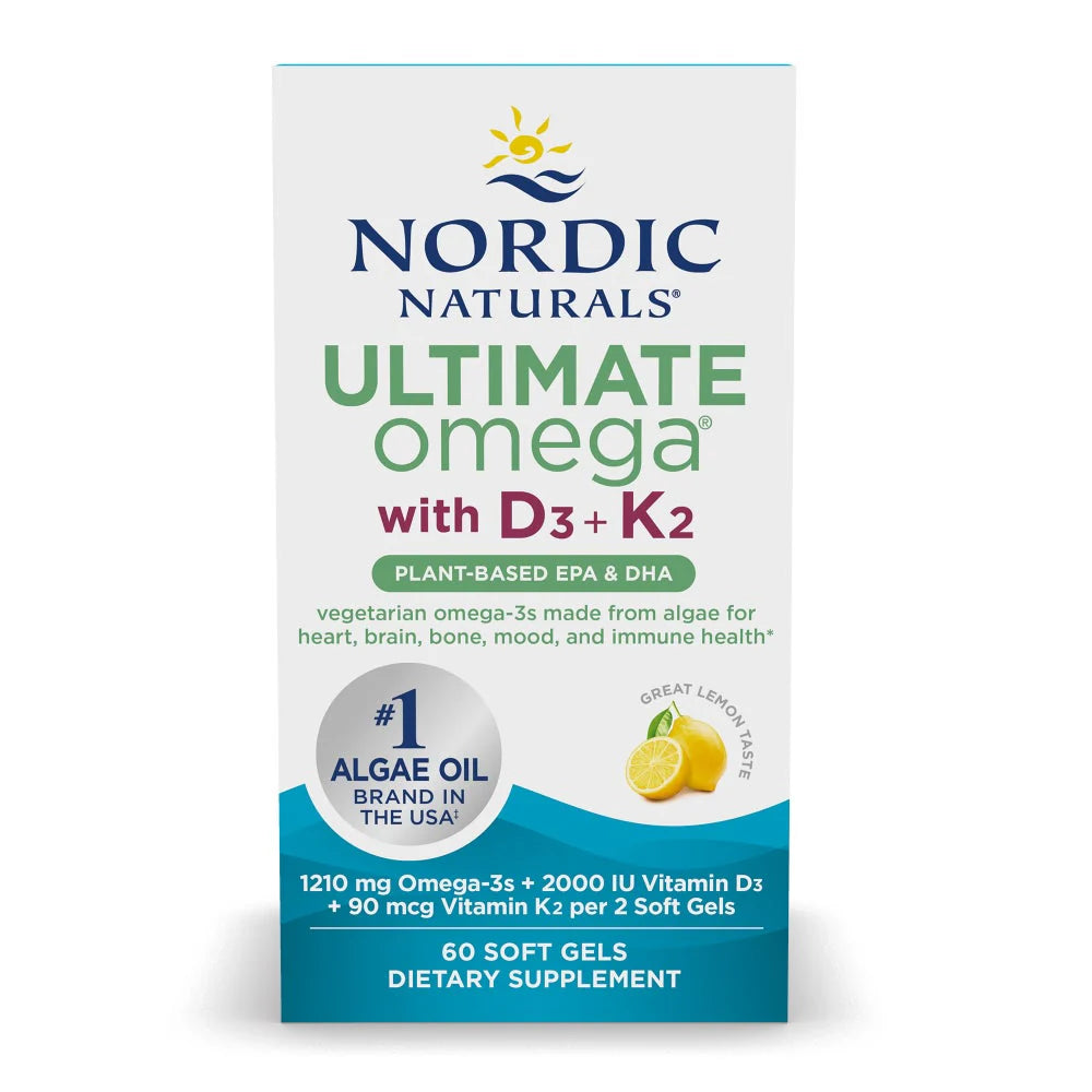 Ultimate Omega with D3 + K2-60 softgels