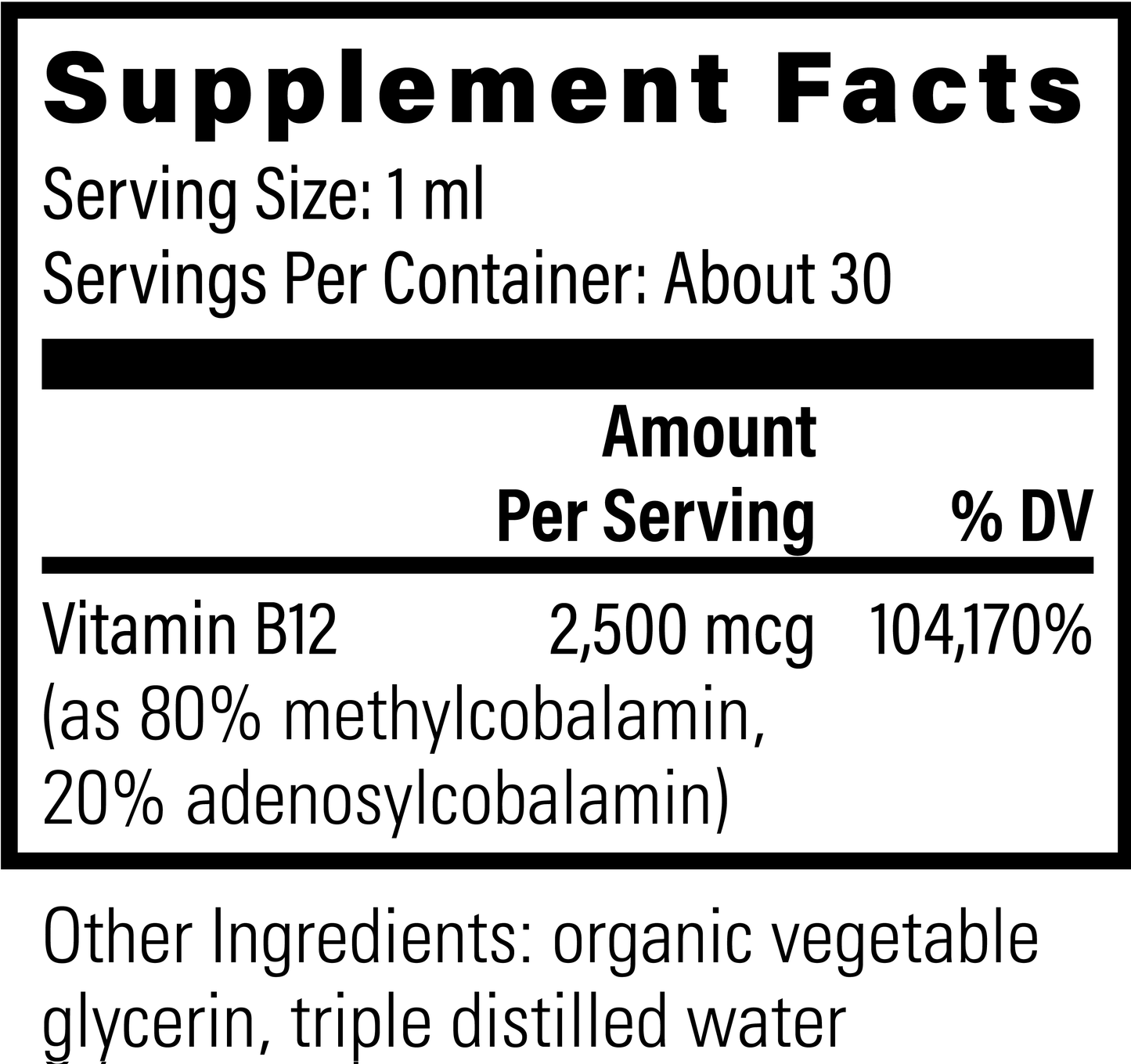 Vitiman B12 2oz Triple Activated