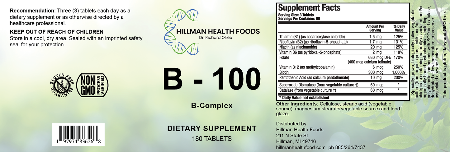 B-100-180 tablets