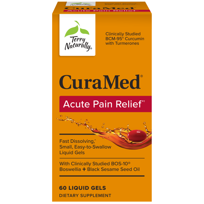 Curamed Acute Pain Relief-60 ct